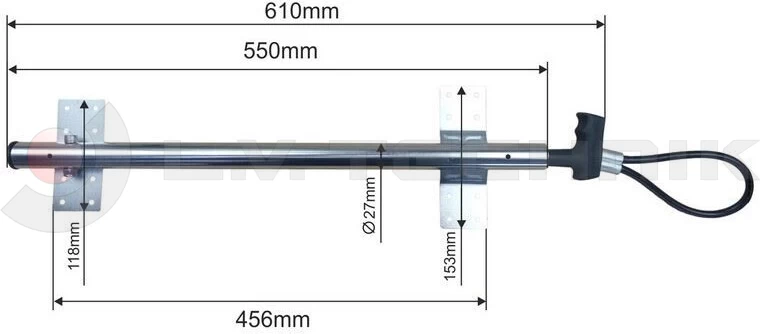 Krone door retainer