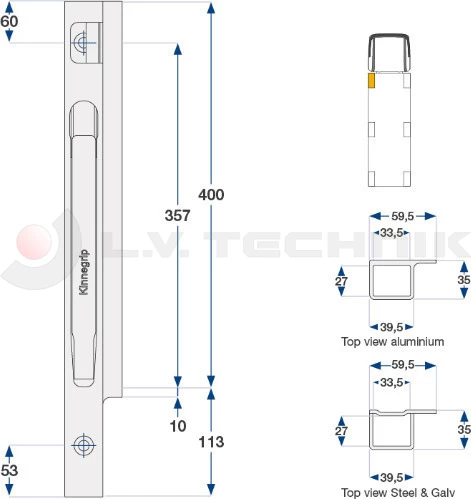 K 20 Kinnegrip pillar