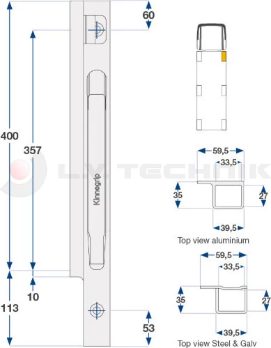 K 20 Kinnegrip pillar
