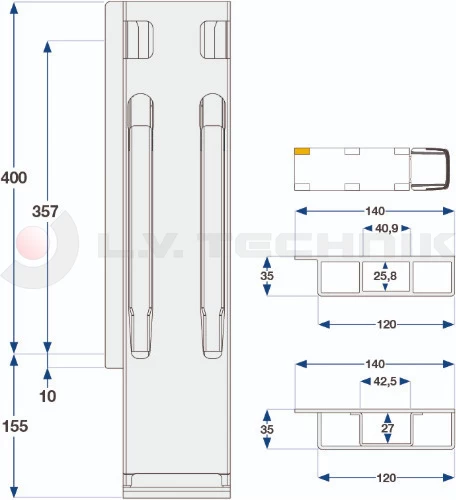 K 20 Kinnegrip pillar
