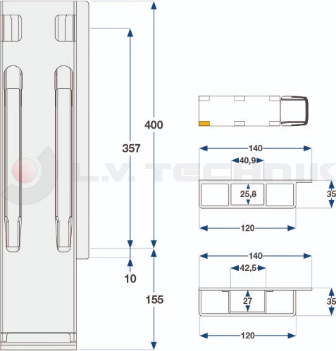 K 20 Kinnegrip pillar