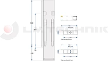 Kinnegrip rakonca K20 500, bal, hátsó