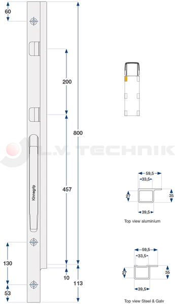 K 20 Kinnegrip pillar