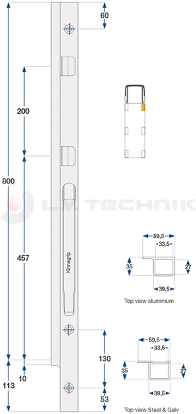 K 20 Kinnegrip pillar