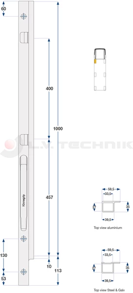 K 20 Kinnegrip pillar