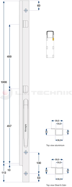 K 20 Kinnegrip pillar