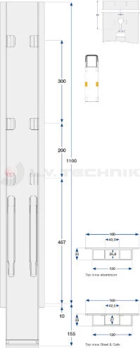 Rakonca Kinnegrip K20 1100 középső