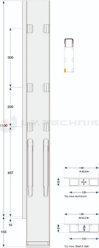 Rakonca Kinnegrip K20 1100 hátsó bal