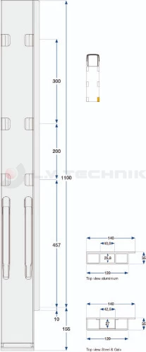Rakonca Kinnegrip K20 1100 hátsó jobb