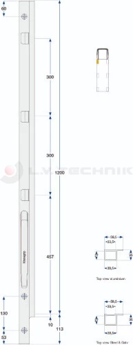 K 20 Kinnegrip pillar