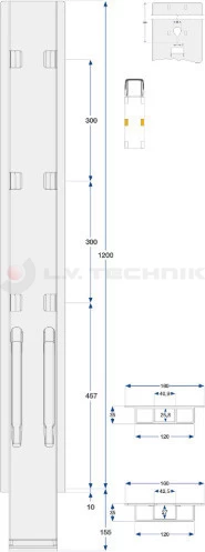 K 20 Kinnegrip pillar