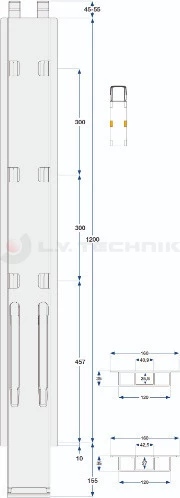 K 20 Kinnegrip pillar