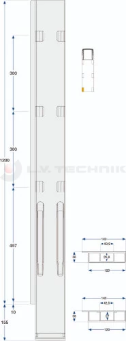 K 20 Kinnegrip pillar