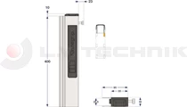 Kinnegrip zár csapos 400 jobb
