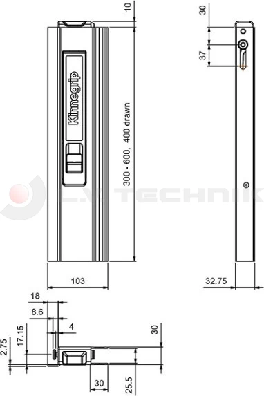 T 50 Kinnegrip lock