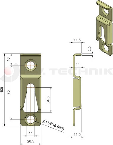 T 50 Kinegrip pillar