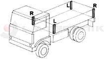 Pinned lock 400mm right