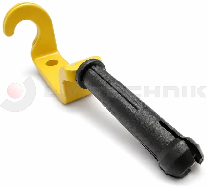 Sideboard pin with hook left