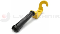Sideboard pin with hook right