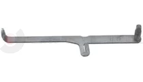Tarpaulin tensioning lever galv. right