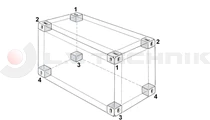 Corner container