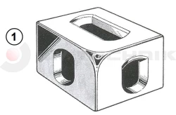 Corner container