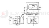 Corner container