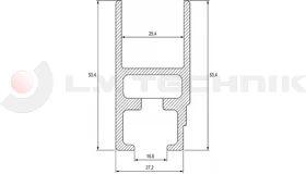 Kinnegrip K15 szegőprofil 1200mm