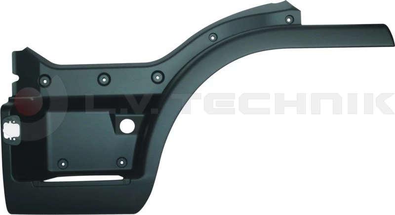 Footstep mudguard (grey) MAN TGL left