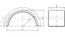 Mudguard 45.1130.17