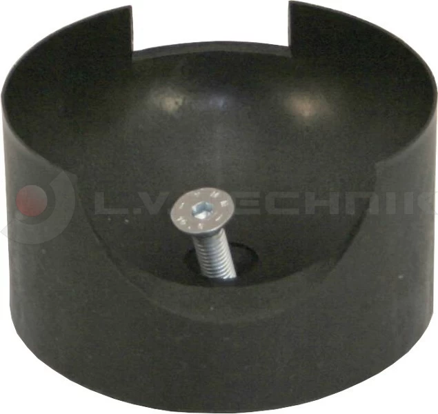 Tipper ball 100mm horizontal plastic inlay