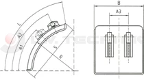 Sárvédő 55.740.08 L-PE IKK