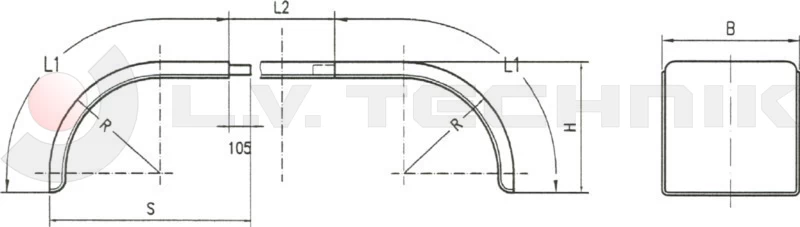 Mudguard 4515 middle