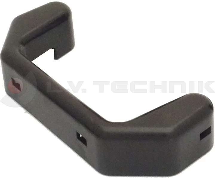 Rear bumper PVC cap click type