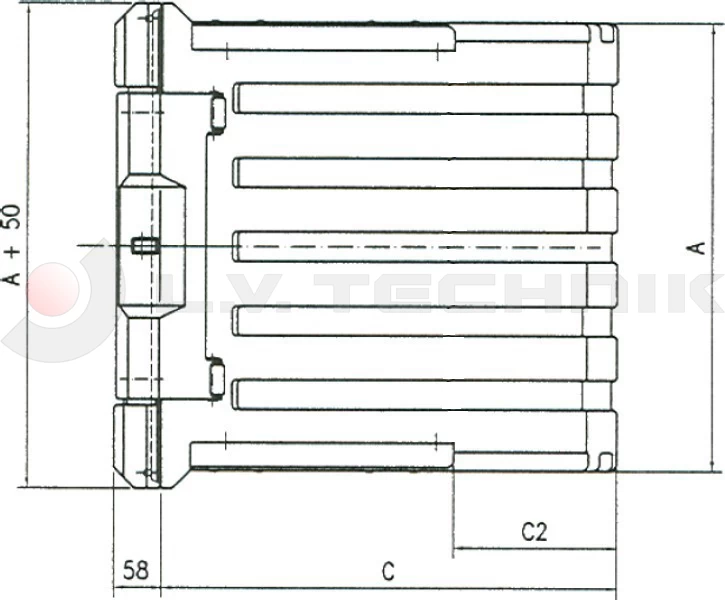 Szerszámosláda95x50x50 WK-HP80