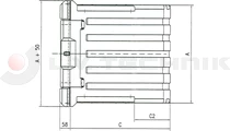 Szerszámosláda95x50x50 WK-HP80