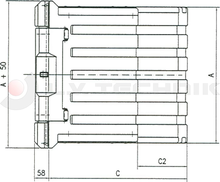 Szerszámosláda60x47/22 WK-FS50