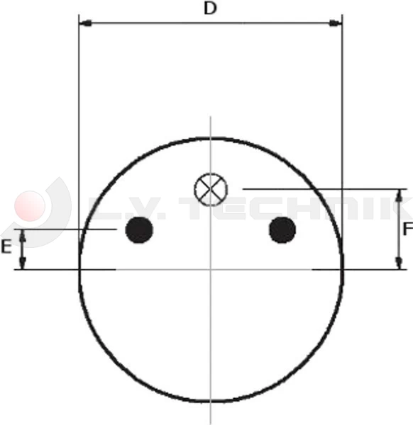 Légrugó 2626V-INTRA  (Kögel)