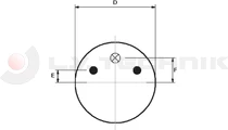 Légrugó 2626V-INTRA  (Kögel)