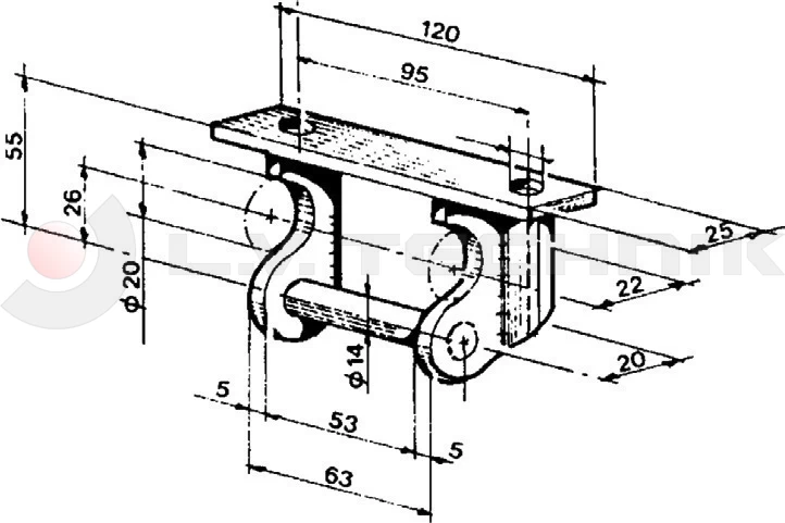 Tipper hinge heavy