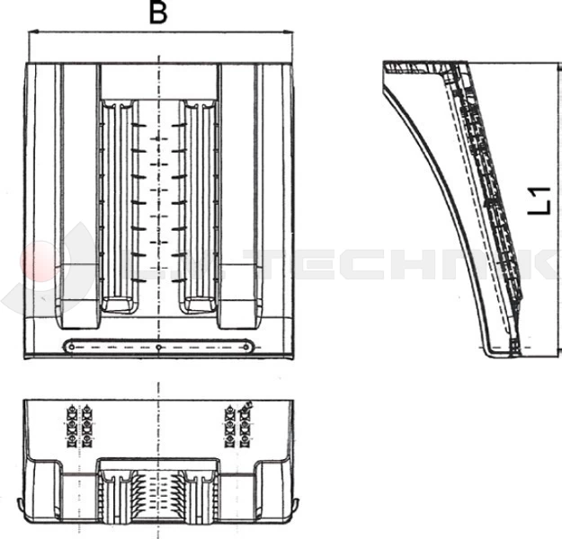 Mudguard 4906 Vario long