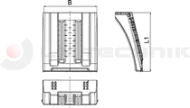 Mudguard 4906 Vario long