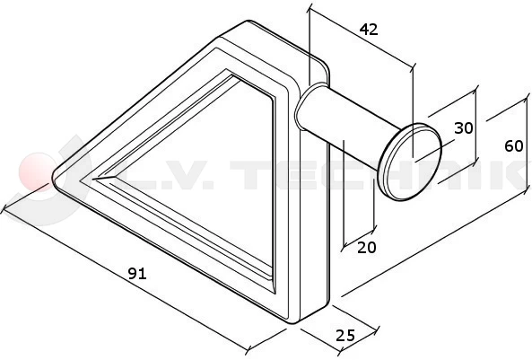 Tipper clamp pin