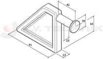 Tipper clamp pin