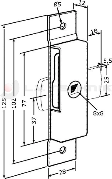 Slam bolt 125x28