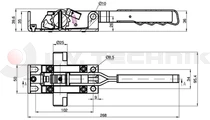 Curtain tensioner universal cutted