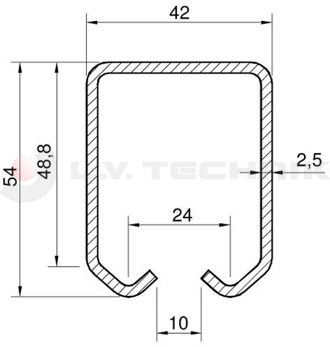 Rail MR2 type high 6m