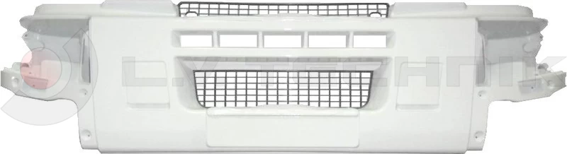 Primerized front bumper with grilles and covers kit Renault Premium