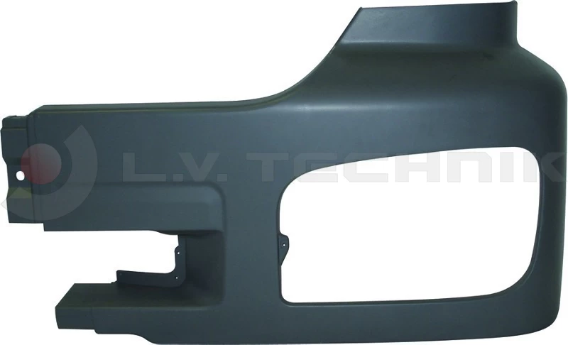 Corner bumper (grey)  Mercedes Axor left