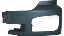 Corner bumper (grey) Mercedes Axor left
